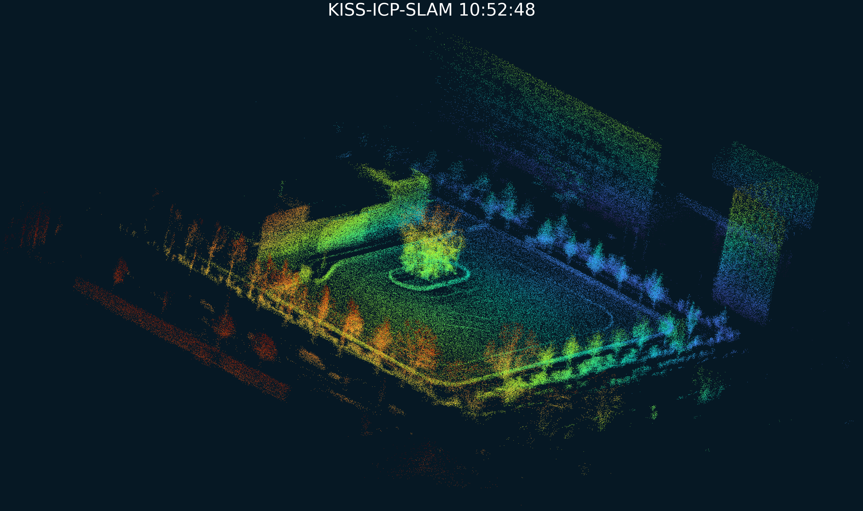 Aus KISS-SLAM erzeugte 3D-Map 10:52:48