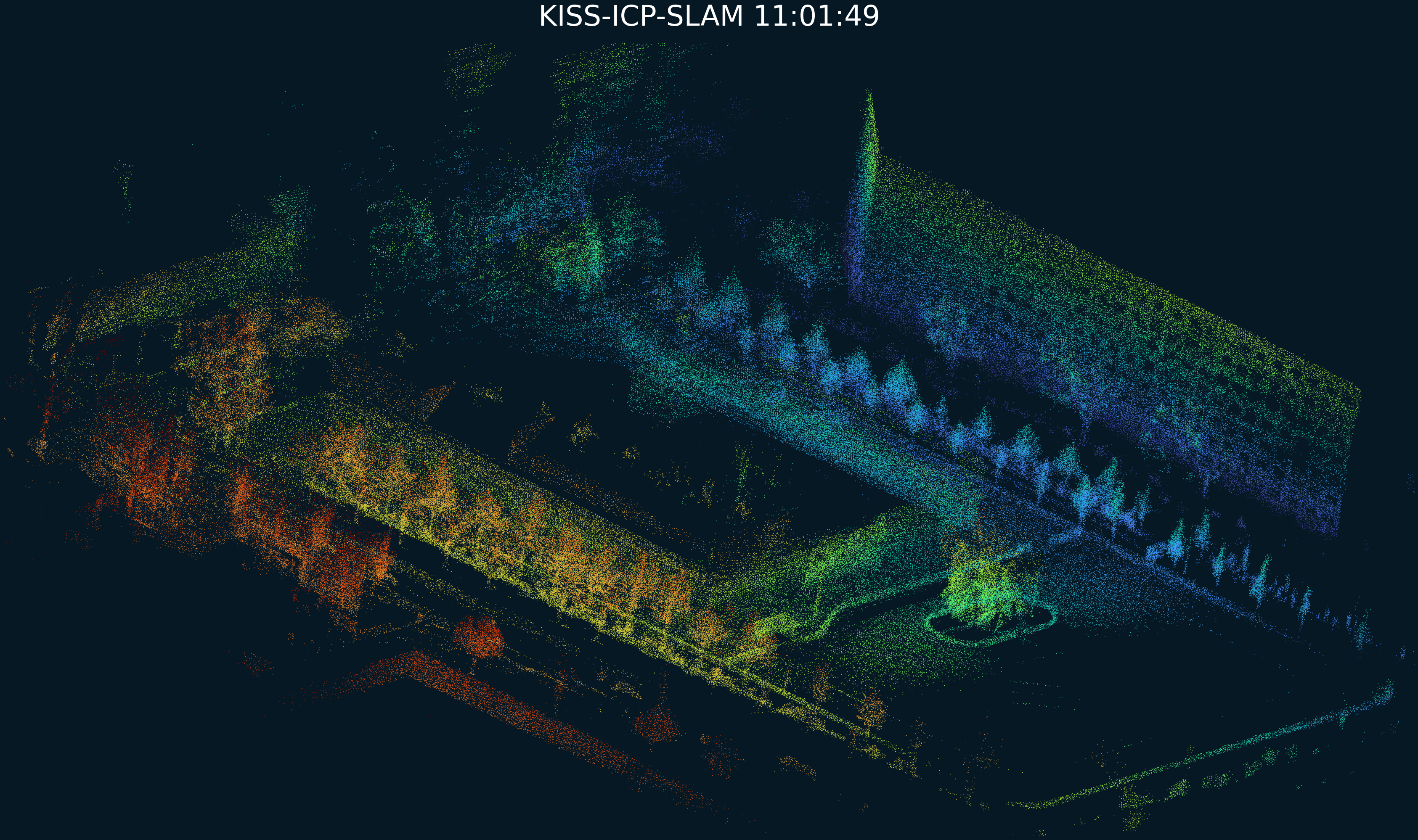 Aus KISS-SLAM erzeugte 3D-Map 11:01:49